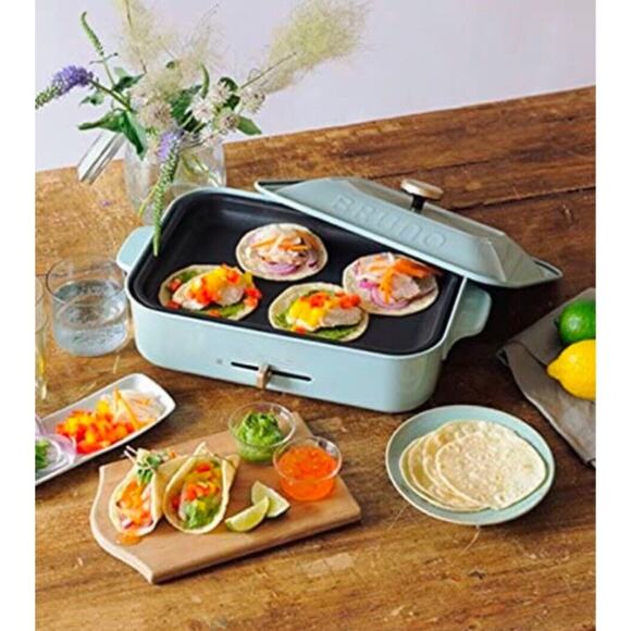 BRUNO compact hot plate BOE021-BGY Blue-gray (Japan Domestic genuine products) - Picture 2 of 7